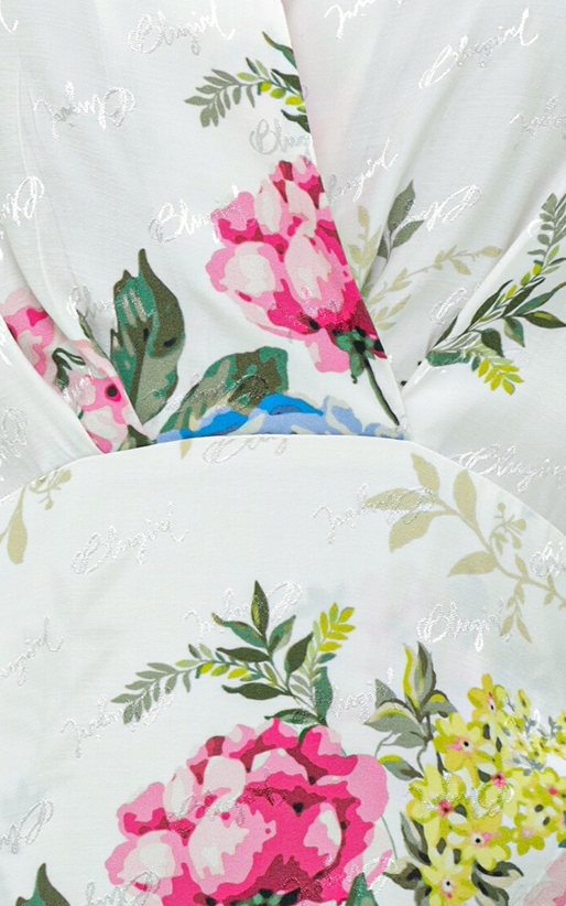 BLUGIRL-Rochie tip camasa cu imprimeu floral